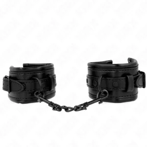 Handgelenkfesseln Schwarz Verstellbar 20-30 cm X 6 cm von Kink Wrist Restraint kaufen | Fesselliebe