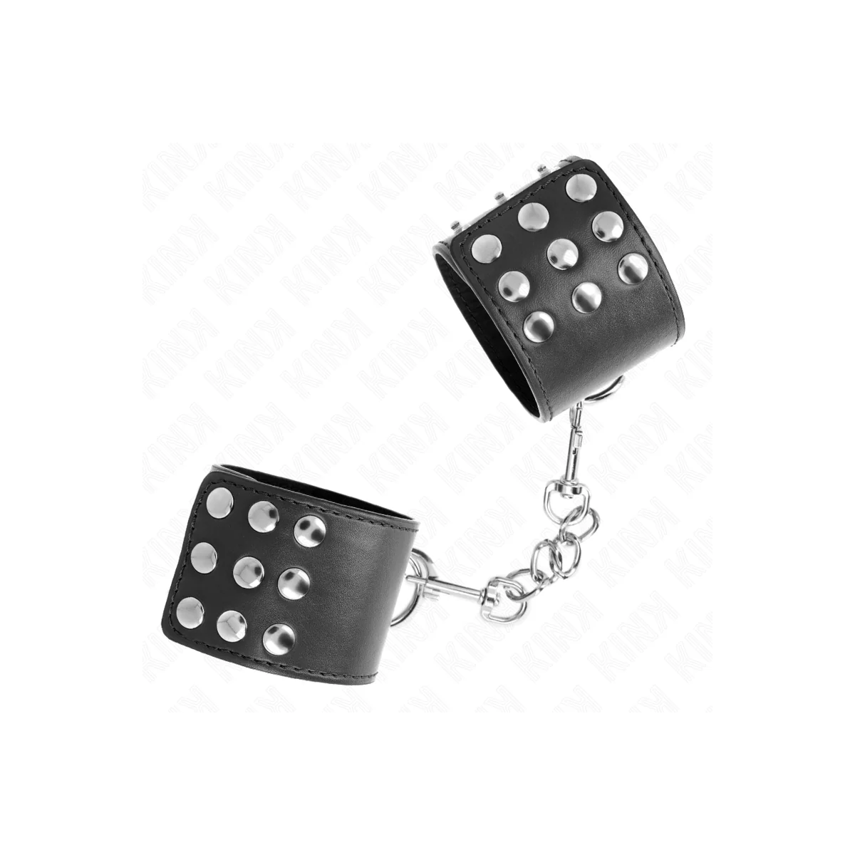 Handgelenkfesseln mit Druckverschluss Schwarz Verstellbar 19-24 cm X 5,5 cm von Kink Wrist Restraint kaufen | Fesselliebe