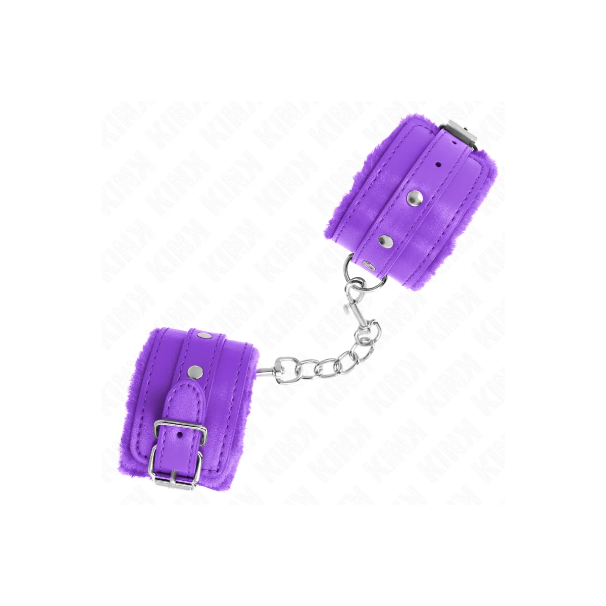 Premium Handgelenkfesseln Lila mit Lila Gürtel Verstellbar 17-29 cm X 6 cm von Kink Wrist Restraint kaufen | Fesselliebe