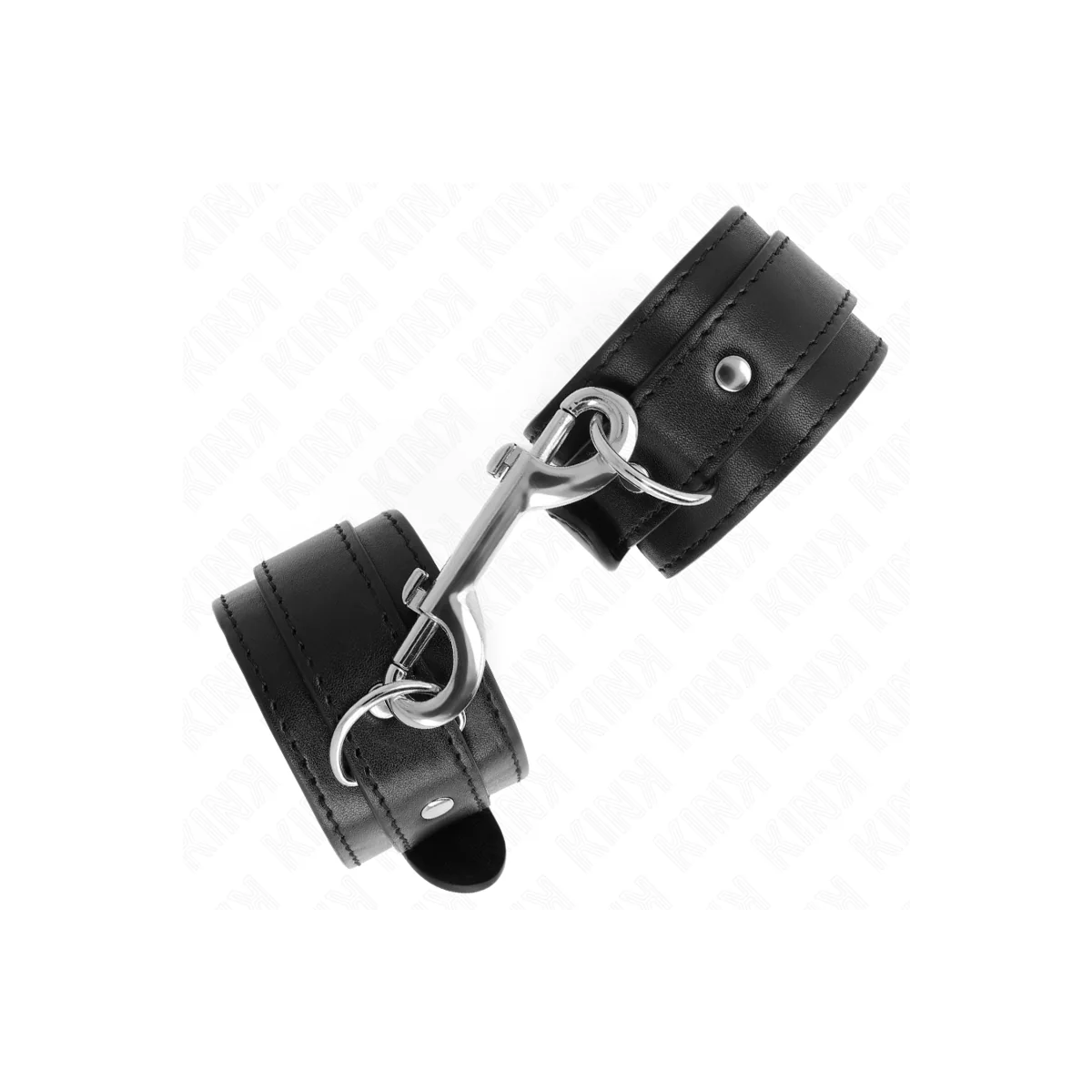 Handgelenkfesseln - Einzelne Nietenreihe Schwarz Verstellbar 17-28 cm X 5 cm von Kink Wrist Restraint kaufen | Fesselliebe