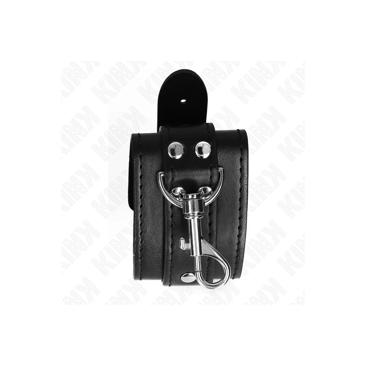 Abschließbare Dungeon Handgelenksfesseln Schwarz Verstellbar 21-28 cm X 5,5 cm von Kink Wrist Restraint kaufen | Fesselliebe