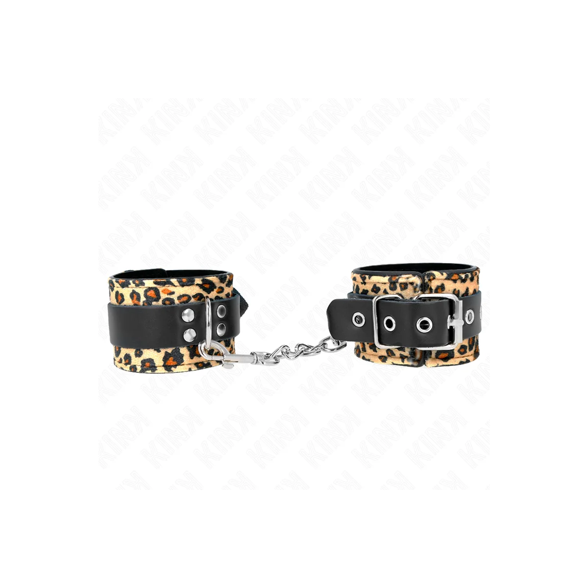 Leopard Handgelenkfessel aus Echtleder, Verstellbar 18-29 cm X 5,5 cm von Kink Wrist Restraint kaufen | Fesselliebe