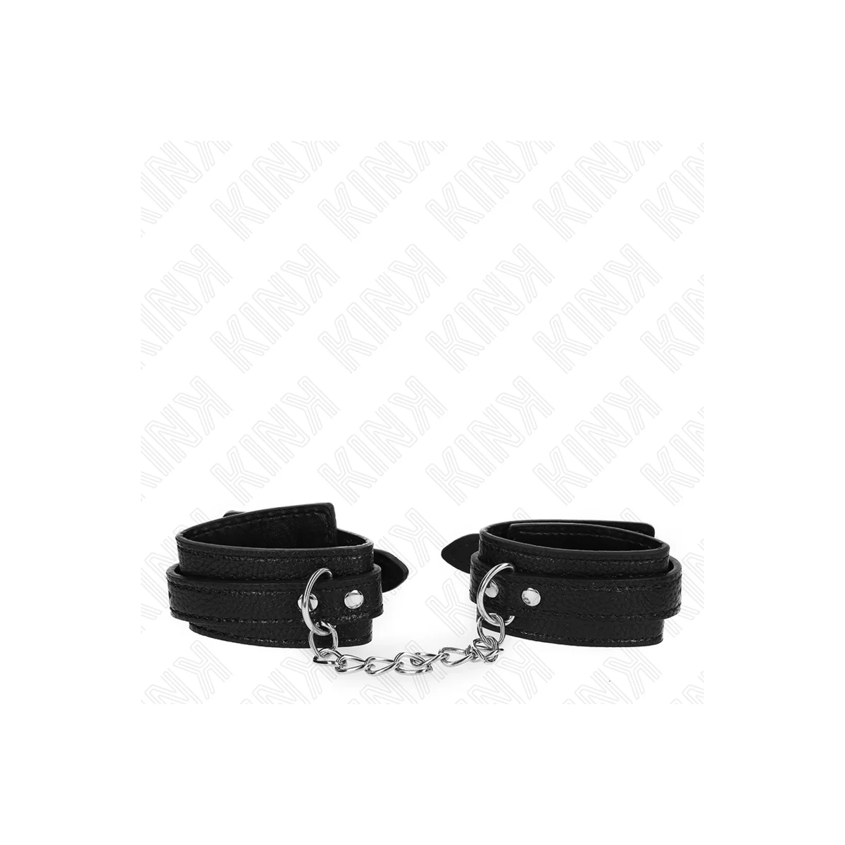 Handgelenkfesseln mit Schlangenmuster, Schwarz, Verstellbar 20-28 cm X 5,4 cm von Kink Wrist Restraint kaufen | Fesselliebe