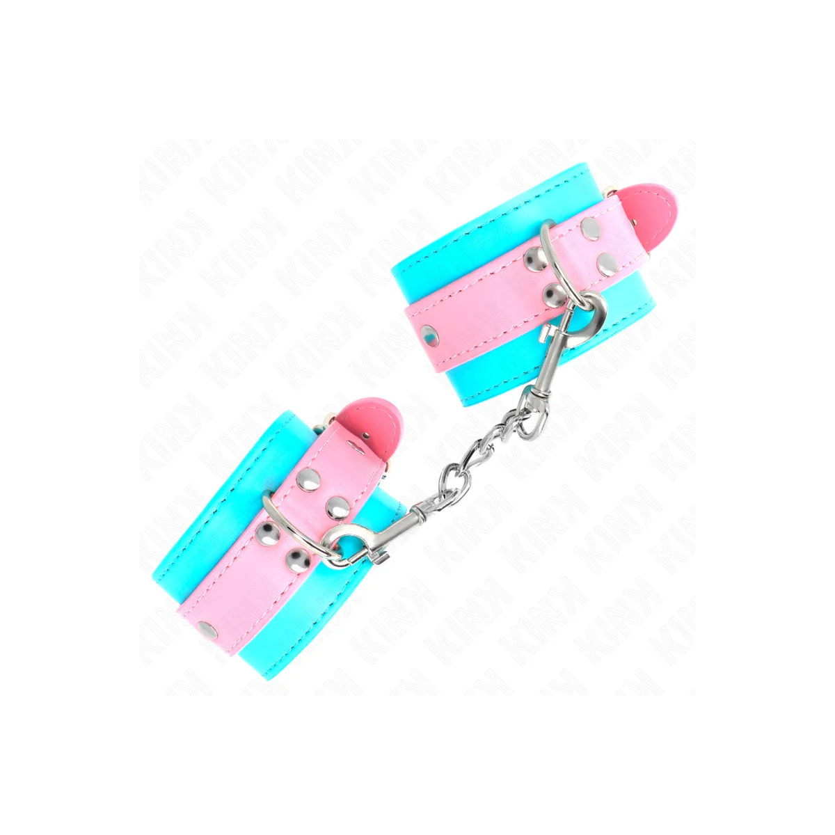 Süße Handgelenkfesseln Blau/Rosa Verstellbar 16-28 cm X 5 cm von Kink Wrist Restraint kaufen | Fesselliebe