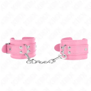Einfache Handgelenksfesseln Rosa Verstellbar 20-23 cm X 5,5 cm von Kink Wrist Restraint kaufen | Fesselliebe