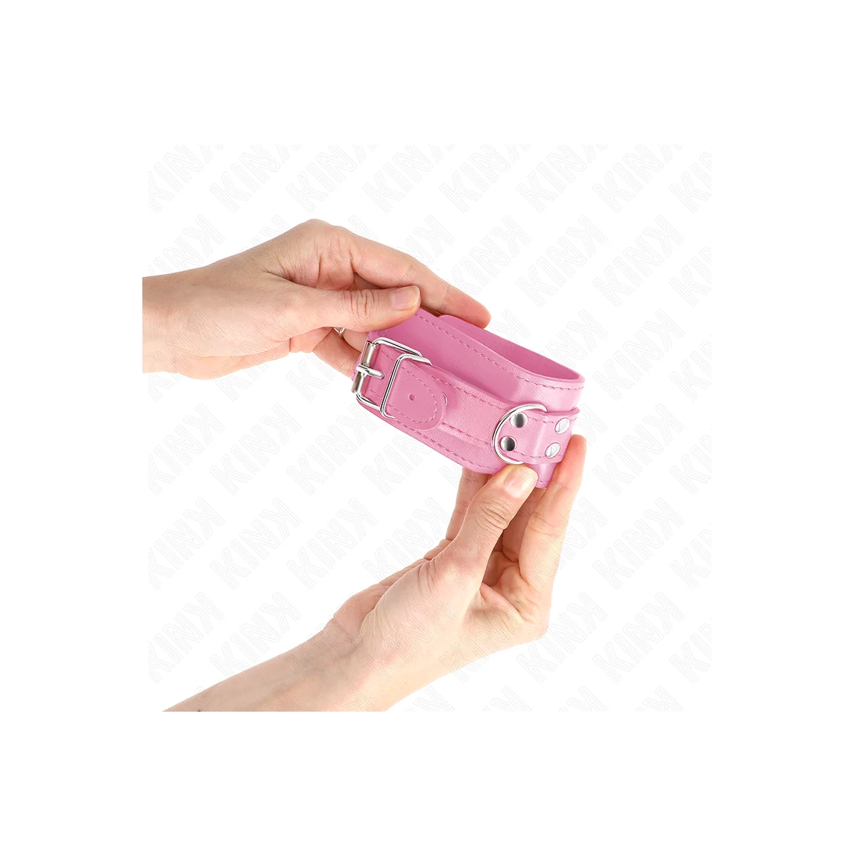 Einfache Handgelenksfesseln Rosa Verstellbar 20-23 cm X 5,5 cm von Kink Wrist Restraint kaufen | Fesselliebe