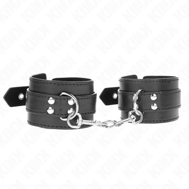 Handgelenkfesseln mit Nieten 35 X 6 cm von Kink Wrist Restraint kaufen | Fesselliebe