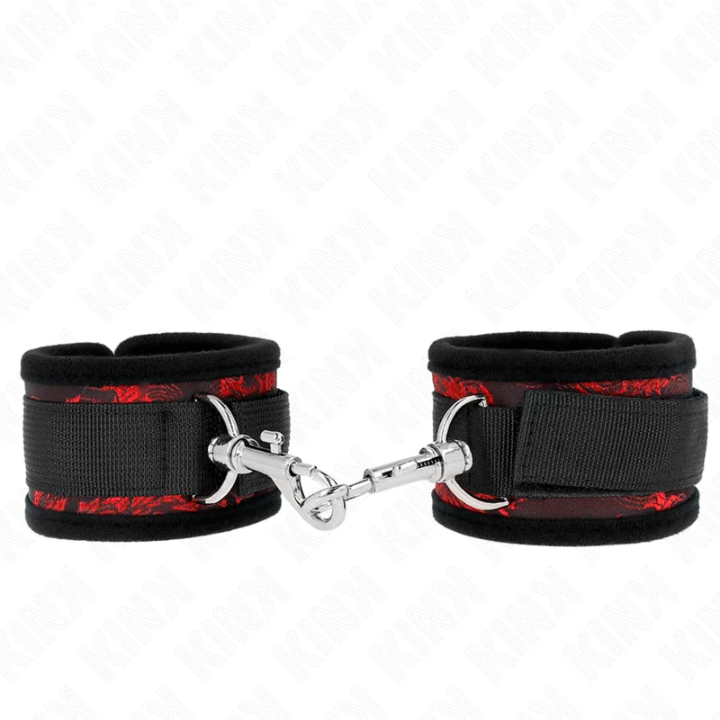 Scandal Handgelenksfesseln Rot-Schwarz von Kink Wrist Restraint kaufen | Fesselliebe