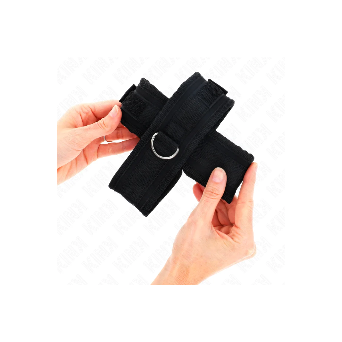 Kreuzmanschetten Schwarz 34 X 5,5 cm von Kink Wrist Restraint kaufen | Fesselliebe