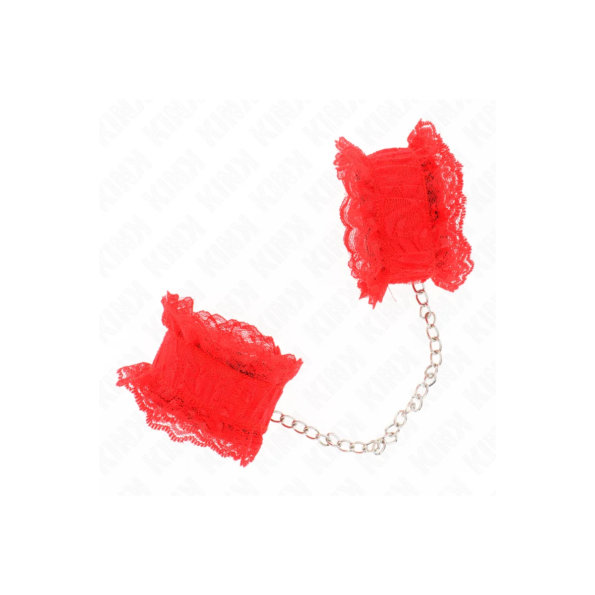 Elastische Handgelenksfesseln aus Spitze Rot von Kink Wrist Restraint kaufen | Fesselliebe