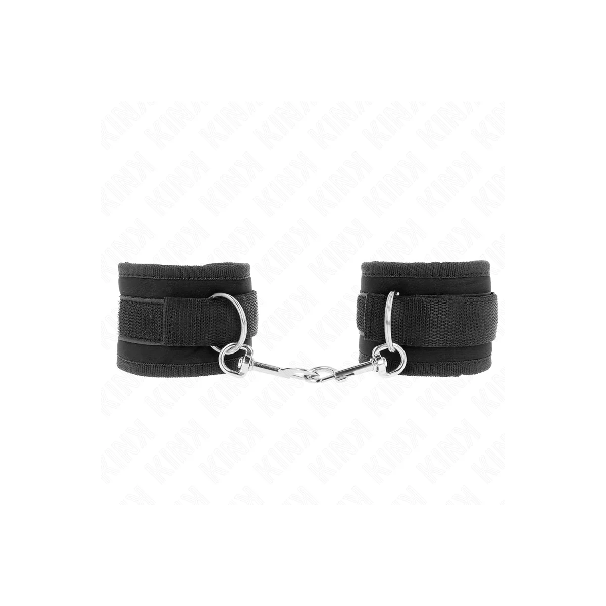 Nylon Bind-Handhandfesseln mit Klettverschluss, Schwarz, Modell 2, Verstellbar, 18-35 cm X 6 cm von Kink Wrist Restraint kaufen | Fesselliebe