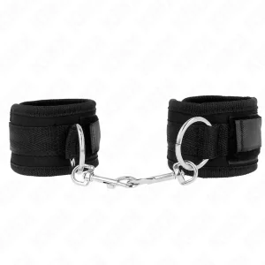 Handgelenkfesseln Schwarz Verstellbar 18-35 cm X 6 cm von Kink Wrist Restraint kaufen | Fesselliebe