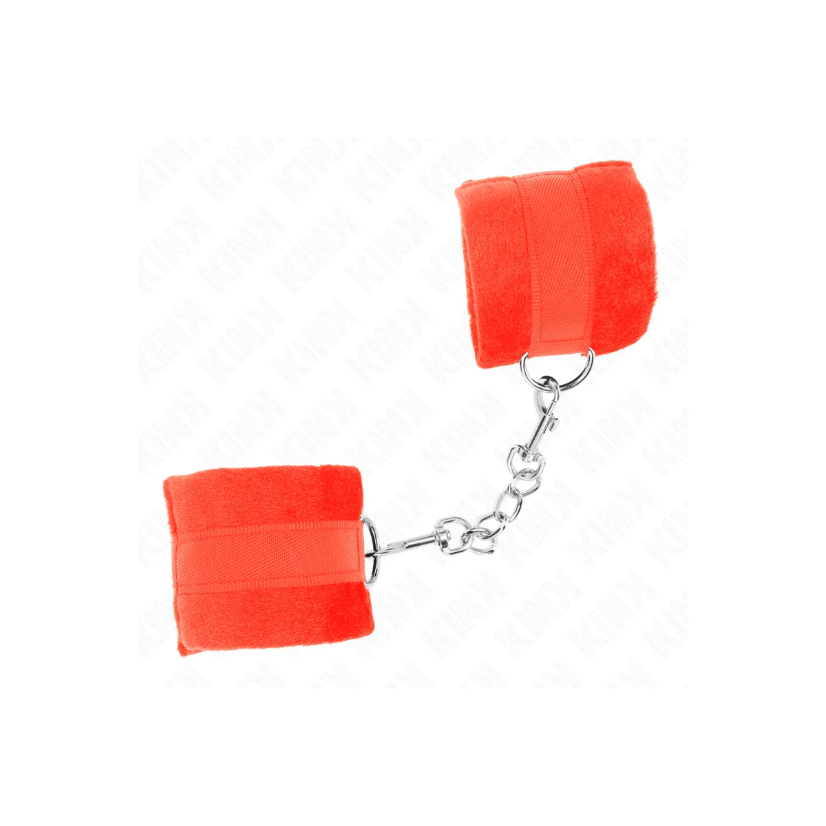 Beginner Pelzhandmanschetten Rot 30 X 7 cm von Kink Wrist Restraint kaufen | Fesselliebe