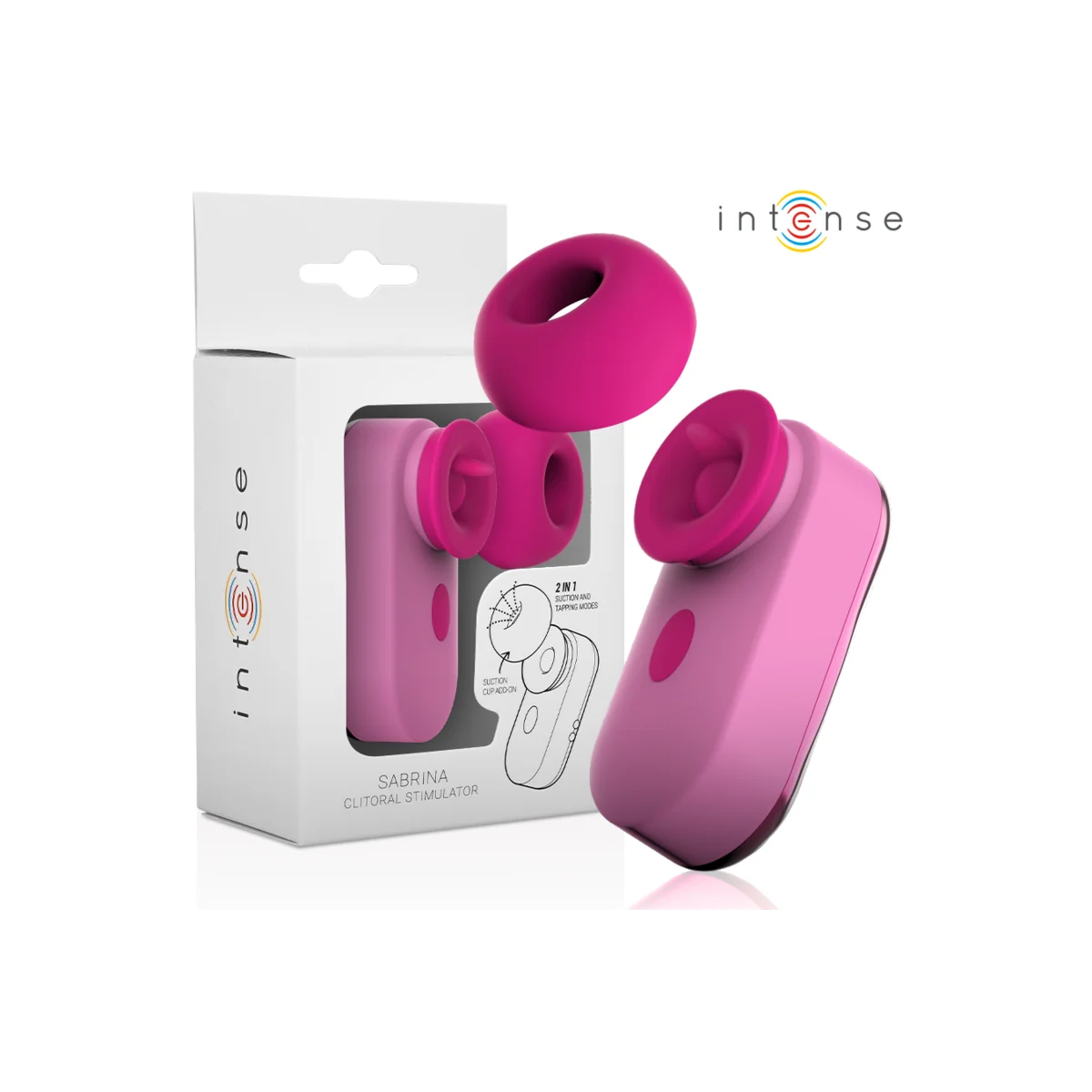 SABRINA CLIT STIMULATOR ROSA VON INTENSE FUN