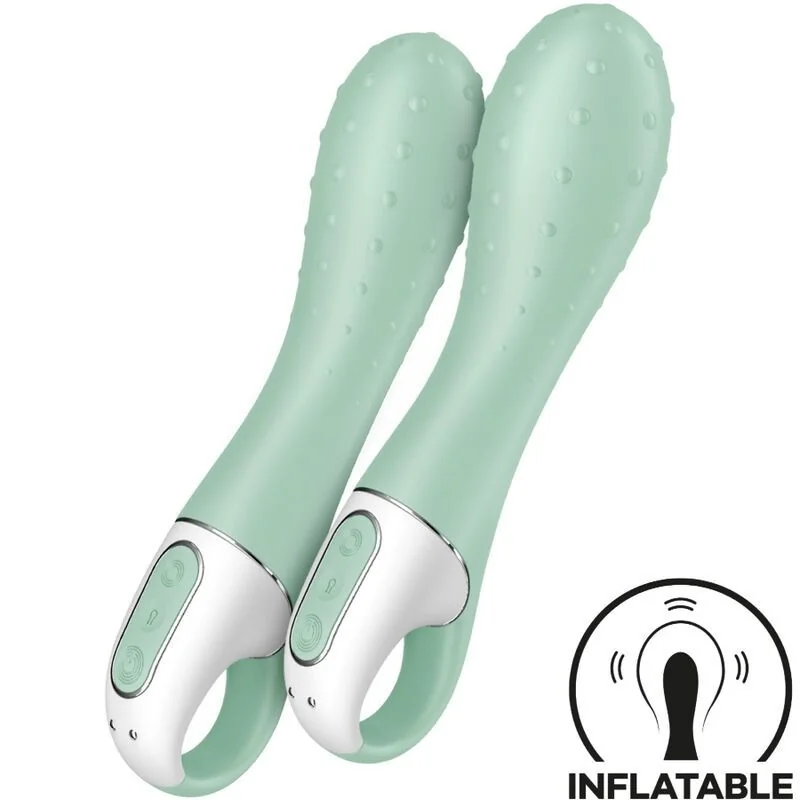 Air Pump Vibrator 3 Aufblasbarer G-Punkt Mint von Satisfyer Vibrator kaufen | Fesselliebe
