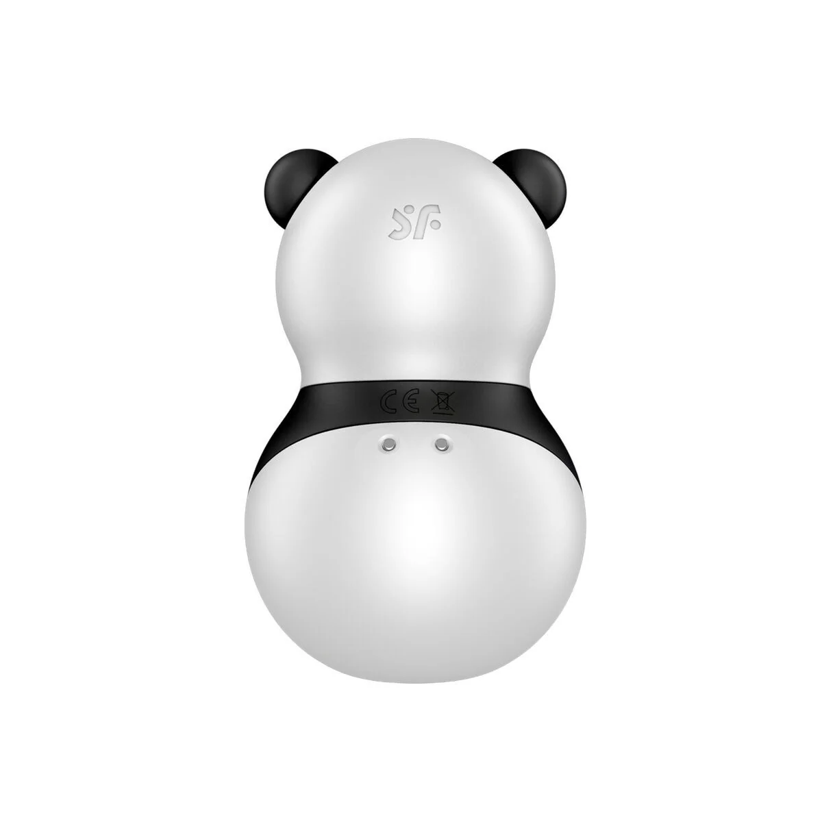 Pocket Panda Stimulator & Vibrator Schwarz Weiss von Satisfyer Air Pulse kaufen | Fesselliebe