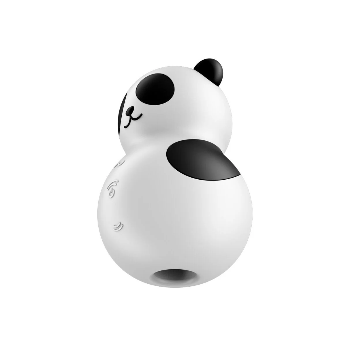 Pocket Panda Stimulator & Vibrator Schwarz Weiss von Satisfyer Air Pulse kaufen | Fesselliebe