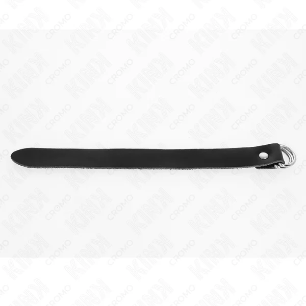 LEDER PENISRING MIT DRUCKVERSCHLUSS 22 X 2 CM VON KINK RING POWER