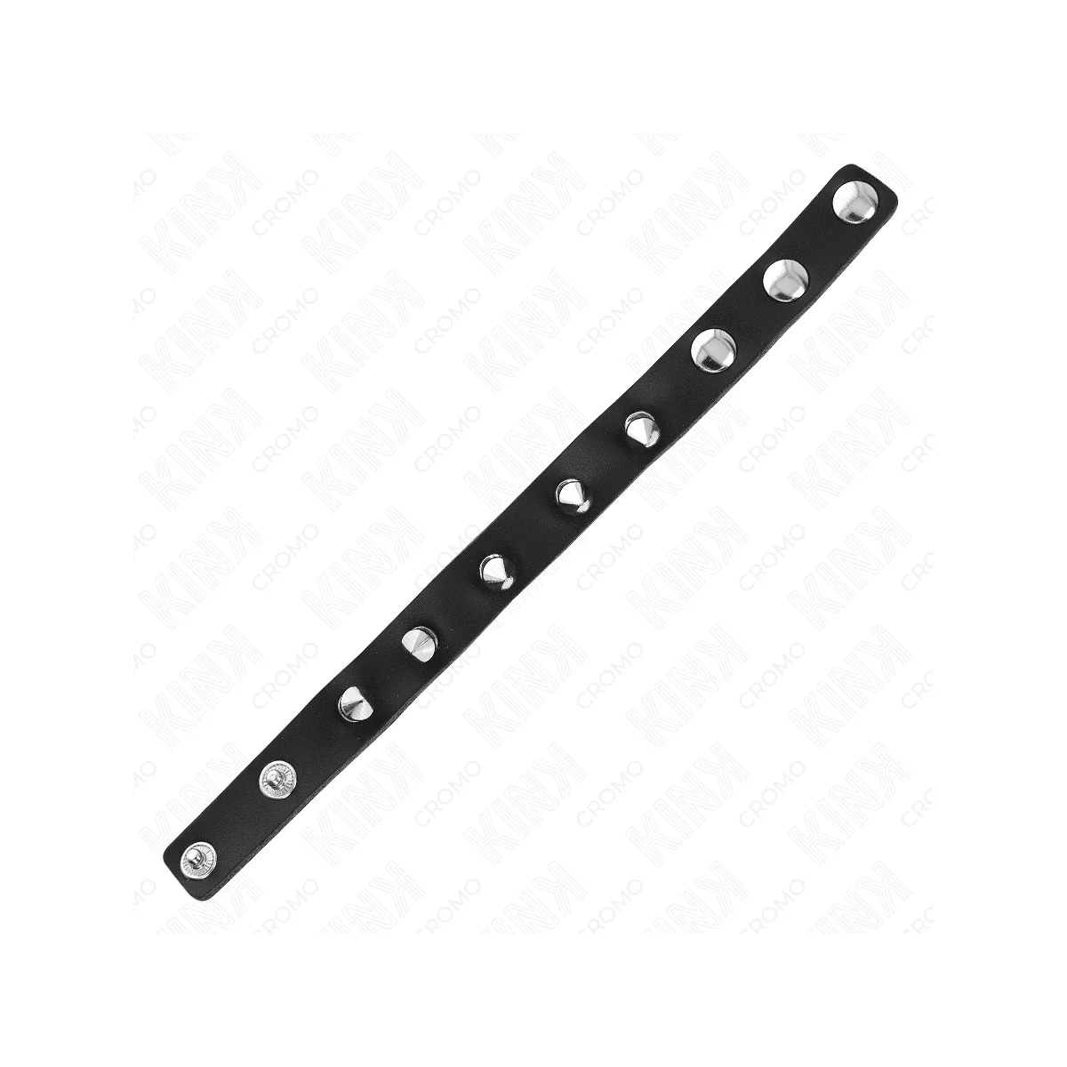 Penisring aus Leder mit Spikes 21,5 X 1,6 cm von Kink Ring Power kaufen | Fesselliebe