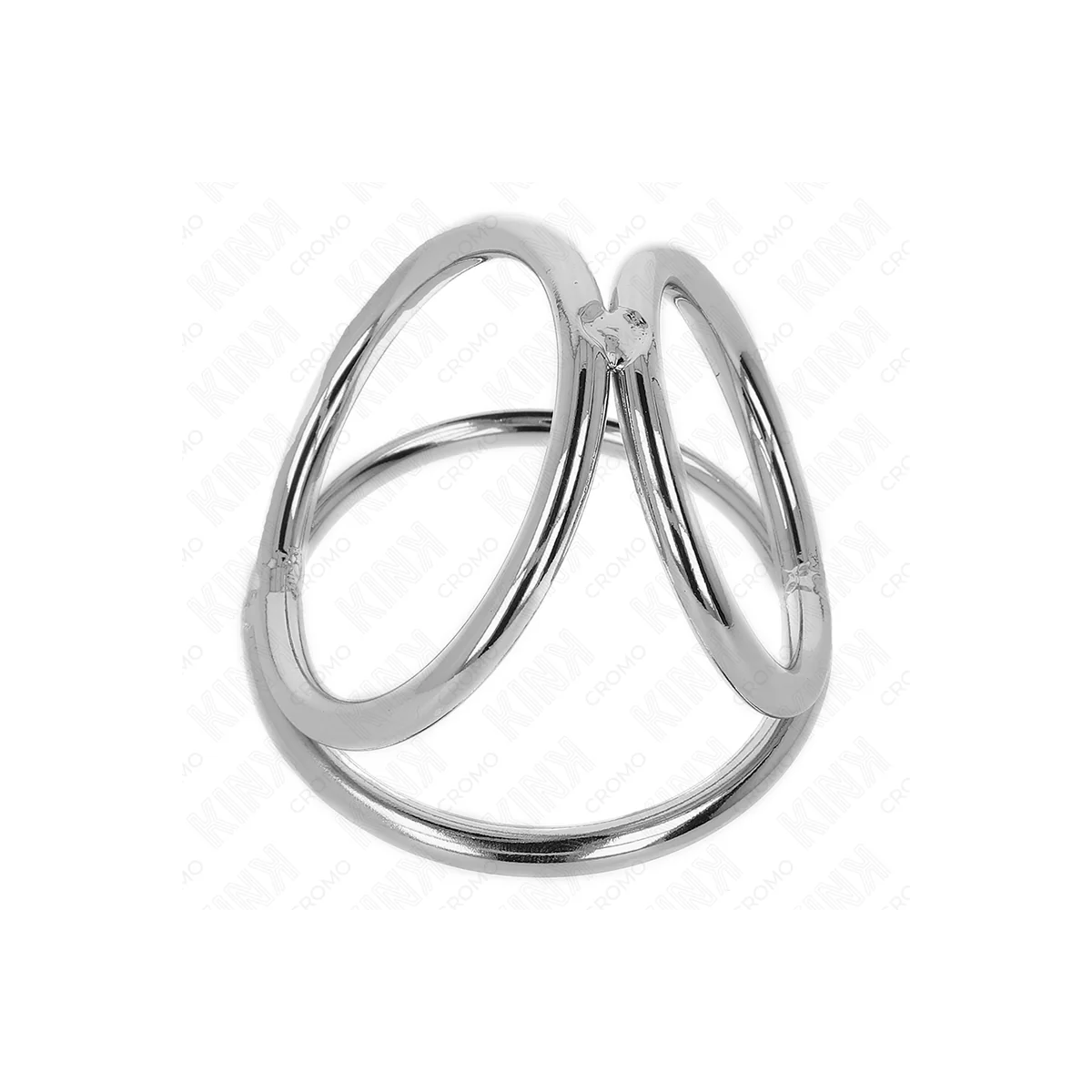 Dreifach Chrom Metall Penisring 3,2 cm Bis 4,5 cm von Kink Ring Power kaufen | Fesselliebe