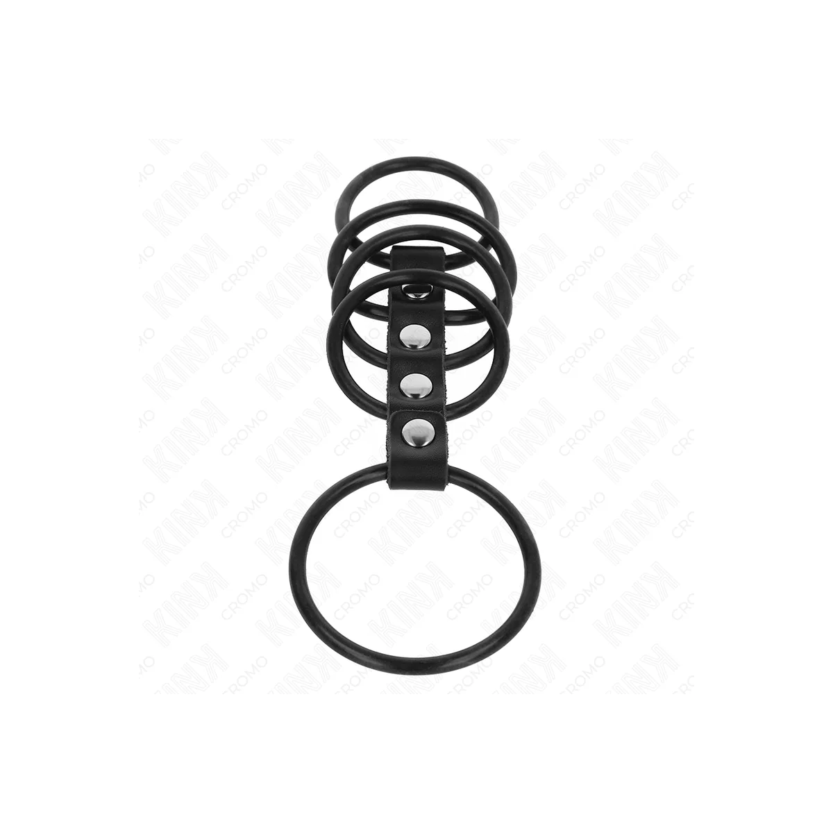 Penisringe aus Silikon 3,8 cm Bis 4,8 cm Durch Leder Verbunden von Kink Ring Power kaufen | Fesselliebe