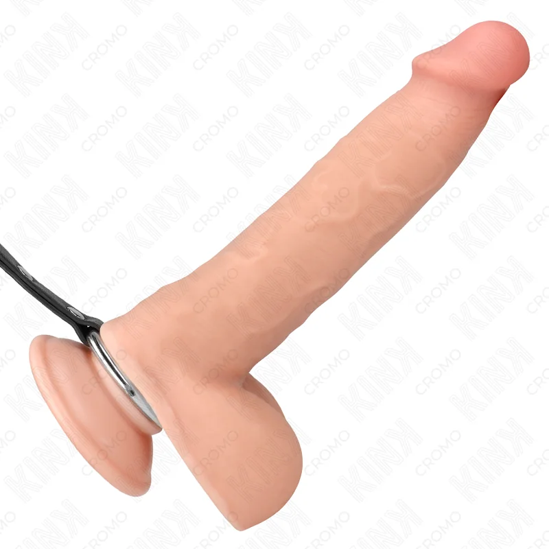 Metall-Penisring mit Kette und Verstellbaren Brustklammern von Kink Ring Power kaufen | Fesselliebe 2