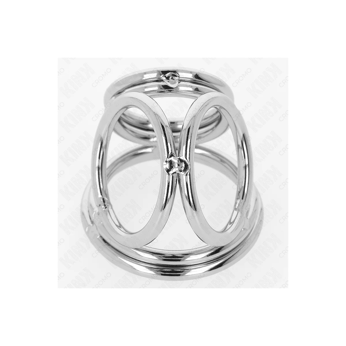 Dreifach Chrom Metall Penisring 3,8 cm Bis 5 cm Modell 1 von Kink Ring Power kaufen | Fesselliebe