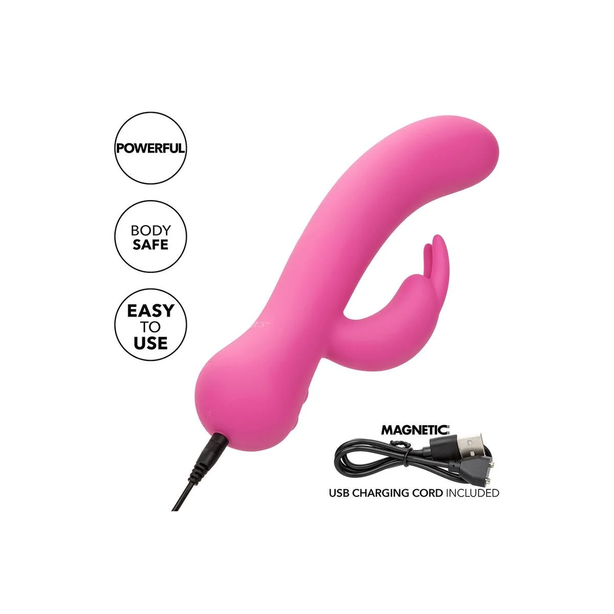 First Time Vibrator Rabbit wiederaufladbar Rosa von Calexotics kaufen | Fesselliebe