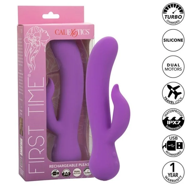 First Time Vibrator Pleaser wiederaufladbar Lila von Calexotics kaufen | Fesselliebe