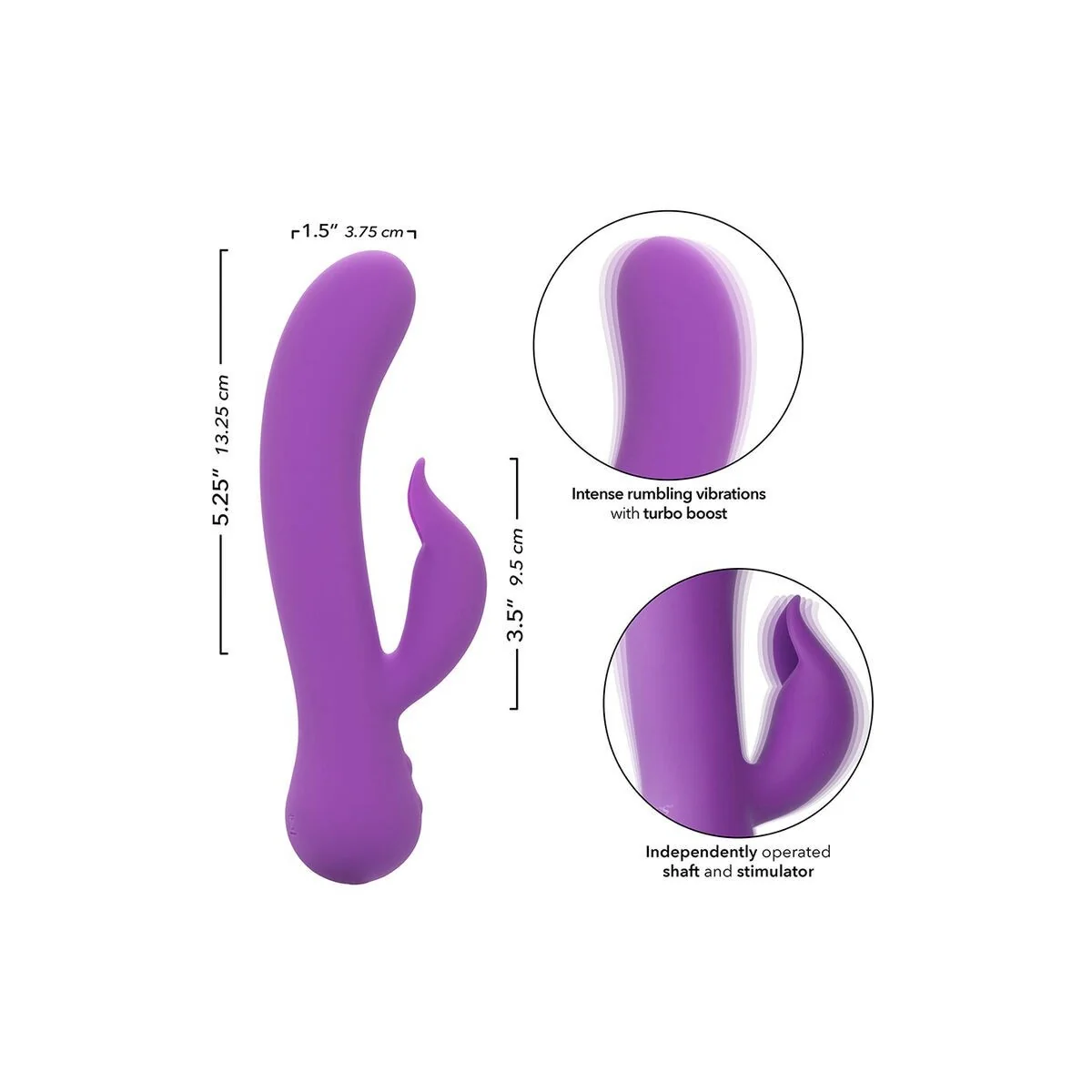 First Time Vibrator Pleaser wiederaufladbar Lila von Calexotics kaufen | Fesselliebe