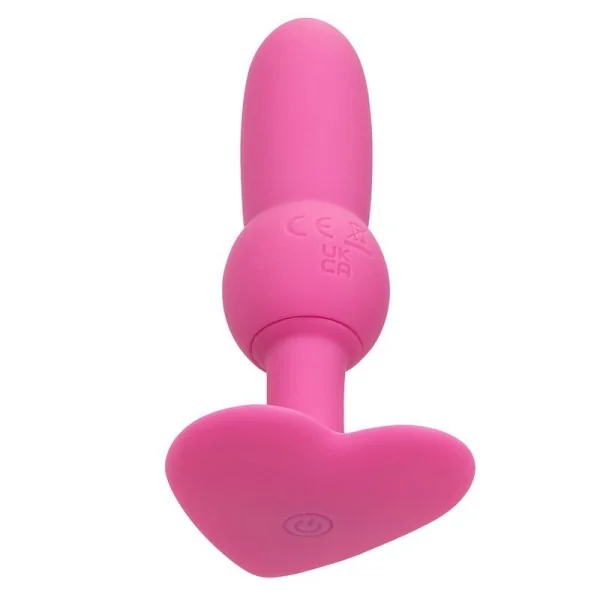 First Time Anal Plug mit Perlensonde 10 Vibrationen Rosa von Calexotics kaufen | Fesselliebe