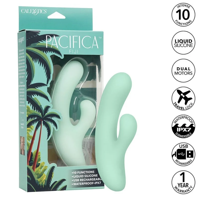 Pacifica Fiji Vibrator & Estimulator G-Punkt 10 Vibrationen Aqua von Calexotics kaufen | Fesselliebe 2