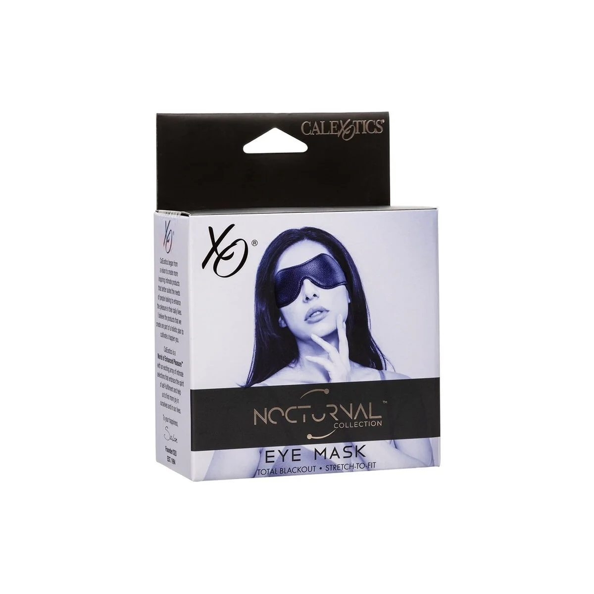 Nocturnal Augenmaske Pvc Leder Schwarz von Calexotics kaufen | Fesselliebe