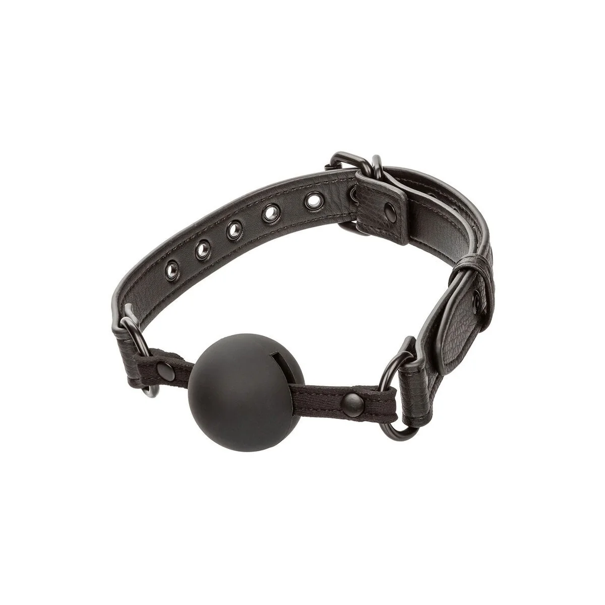 Nocturnal Ball Gag Silikon Schwarz von Calexotics kaufen | Fesselliebe