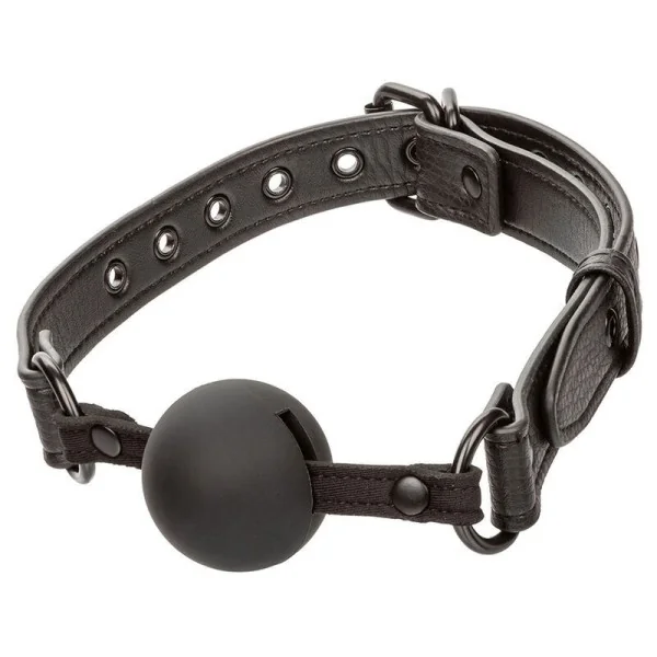 Nocturnal Ball Gag Silikon Schwarz von Calexotics kaufen | Fesselliebe