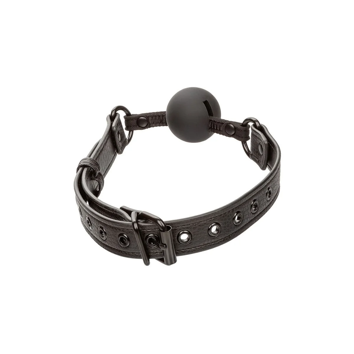 Nocturnal Ball Gag Silikon Schwarz von Calexotics kaufen | Fesselliebe