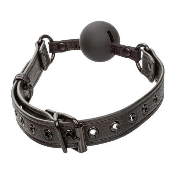 Nocturnal Ball Gag Silikon Schwarz von Calexotics kaufen | Fesselliebe
