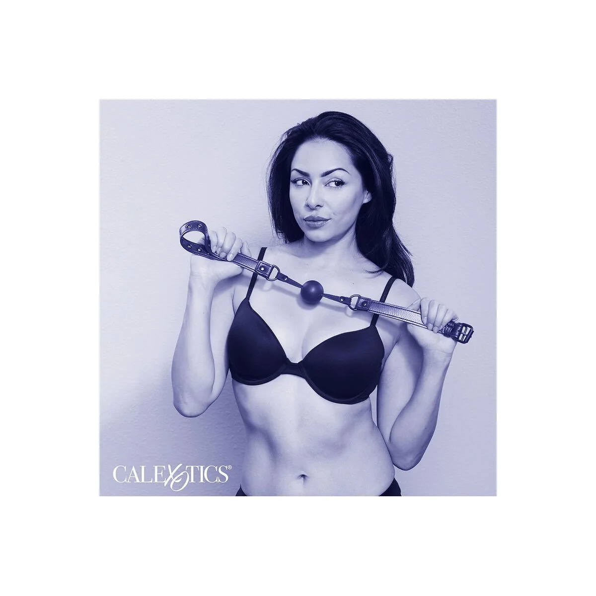 Nocturnal Ball Gag Silikon Schwarz von Calexotics kaufen | Fesselliebe