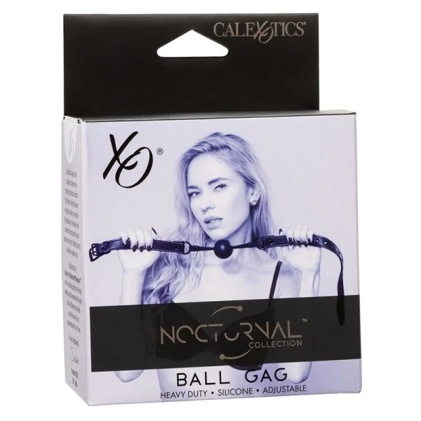 Nocturnal Ball Gag Silikon Schwarz von Calexotics kaufen | Fesselliebe