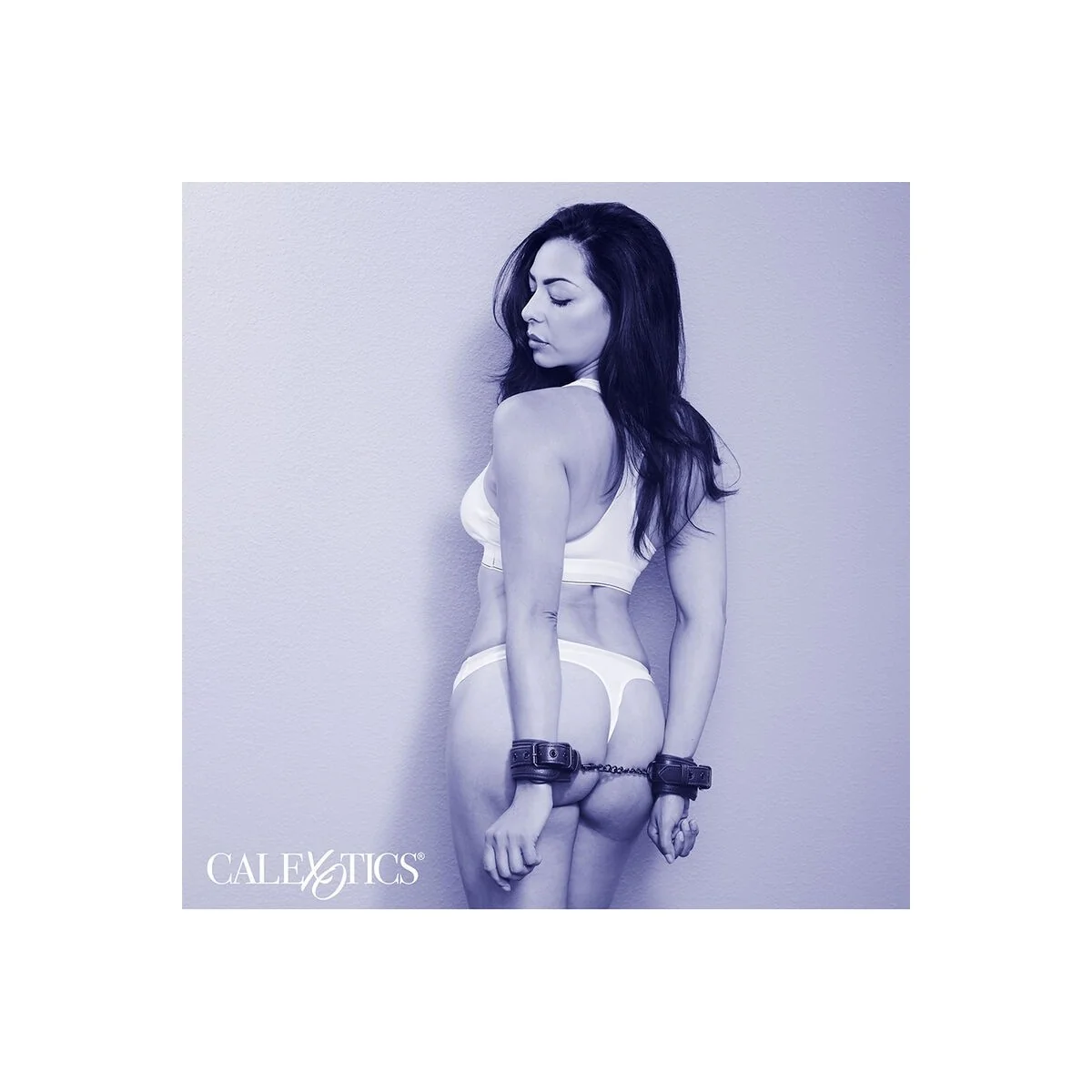 Nocturnal Leder Handgelenk Manschetten Verstellbar Schwarz von Calexotics kaufen | Fesselliebe