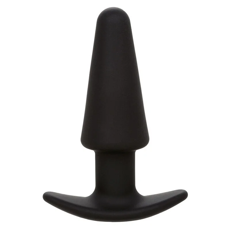 Rock Bottom Tapered Anal Plug 10 Vibraciones Silikon Schwarz von Calexotics kaufen | Fesselliebe 2
