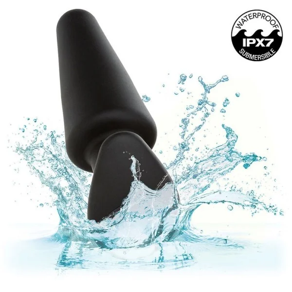 Rock Bottom Tapered Anal Plug 10 Vibraciones Silikon Schwarz von Calexotics kaufen | Fesselliebe