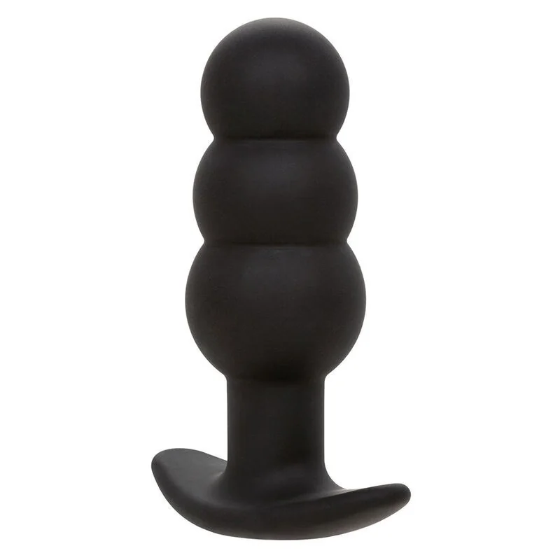 Rock Bottom Anal Plug mit Perlen 10 Vibrationen Silikon Schwarz von Calexotics kaufen | Fesselliebe 2