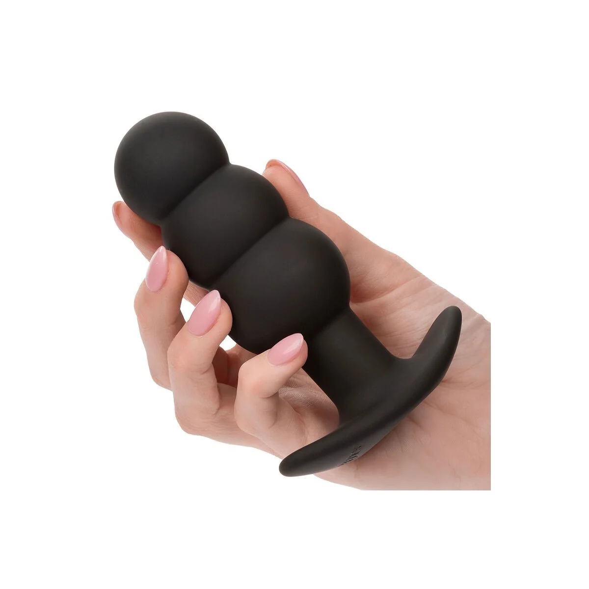 Rock Bottom Anal Plug mit Perlen 10 Vibrationen Silikon Schwarz von Calexotics kaufen | Fesselliebe