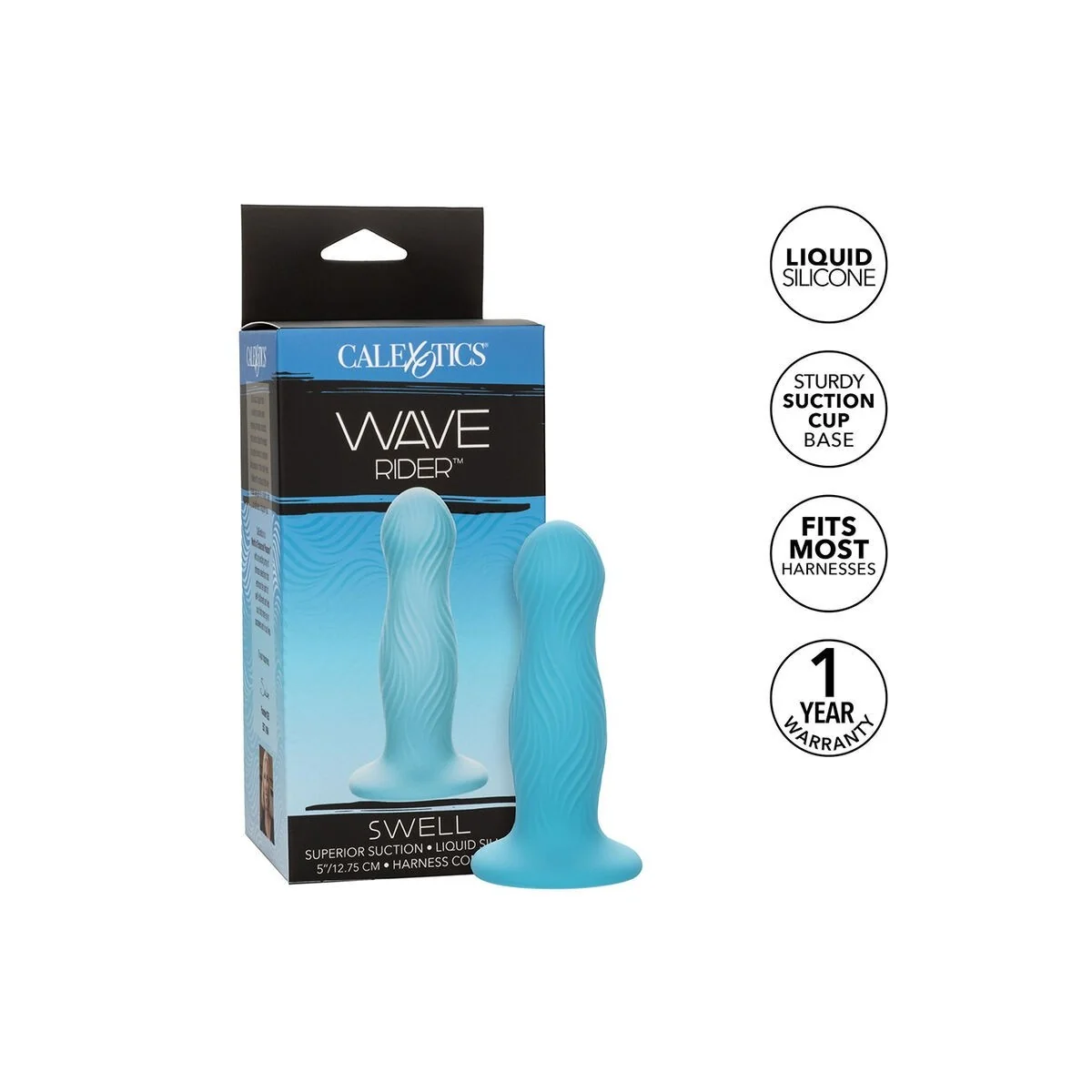 Wave Rider Swell Anal Plug Blau von Calexotics kaufen | Fesselliebe