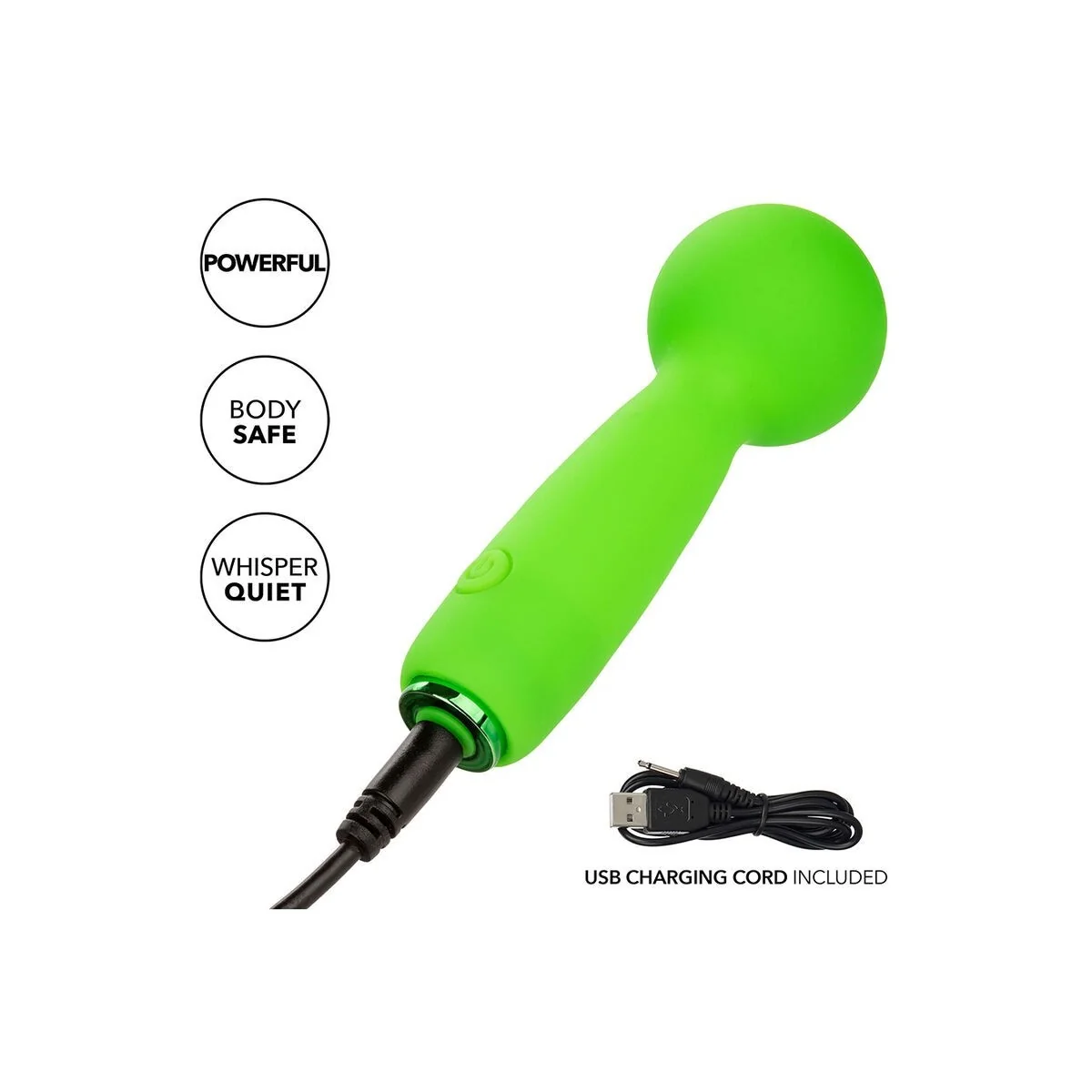 Neon Vibes The Bubbly Vibe Mini-Massager 10 Vibrationen Grün von Calexotics kaufen | Fesselliebe