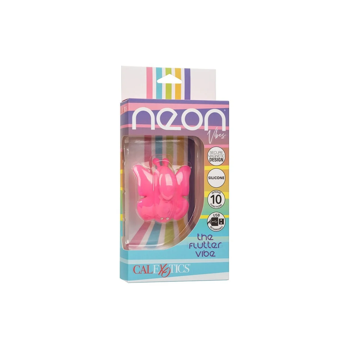 Neon Vibes der Flutter Vibe Stimulator 10 Vibrationen Rosa von Calexotics kaufen | Fesselliebe