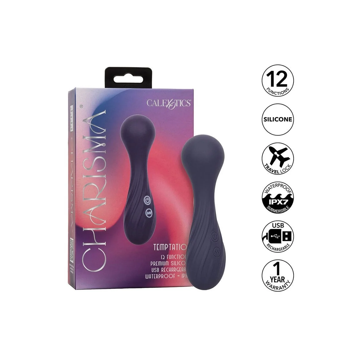 Charisma Temptation Massager 12 Funktionen Lila von Calexotics kaufen | Fesselliebe