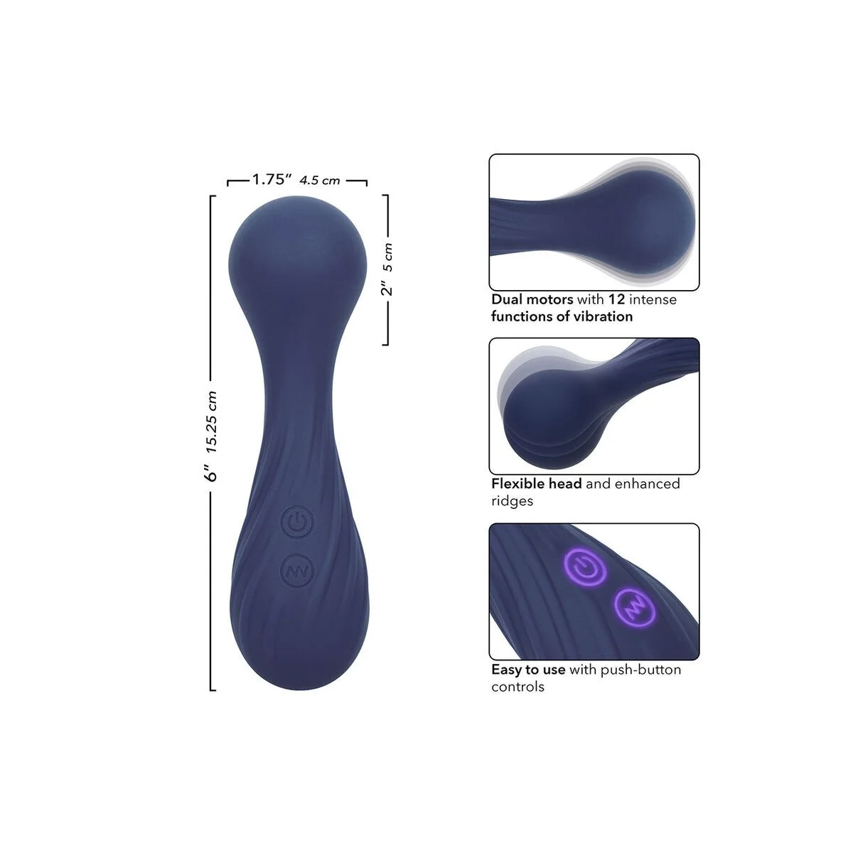 Charisma Temptation Massager 12 Funktionen Lila von Calexotics kaufen | Fesselliebe