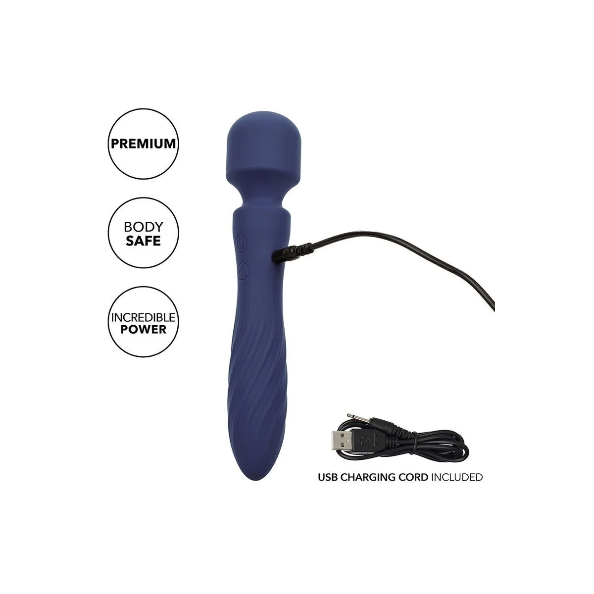 Charisma Mystique Massager Doppelmotor 12 Funktionen 20,5 cm X 4,5 cm Lila von Calexotics kaufen | Fesselliebe